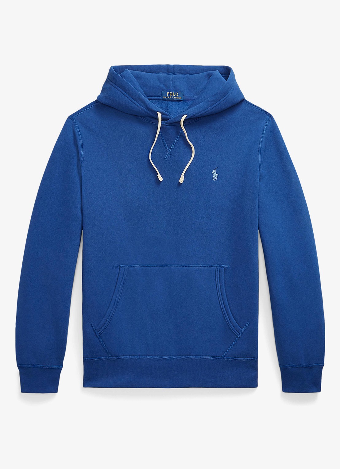 Ralph Lauren Hoodie met logoborduring - voorkant blue yacht / blauw