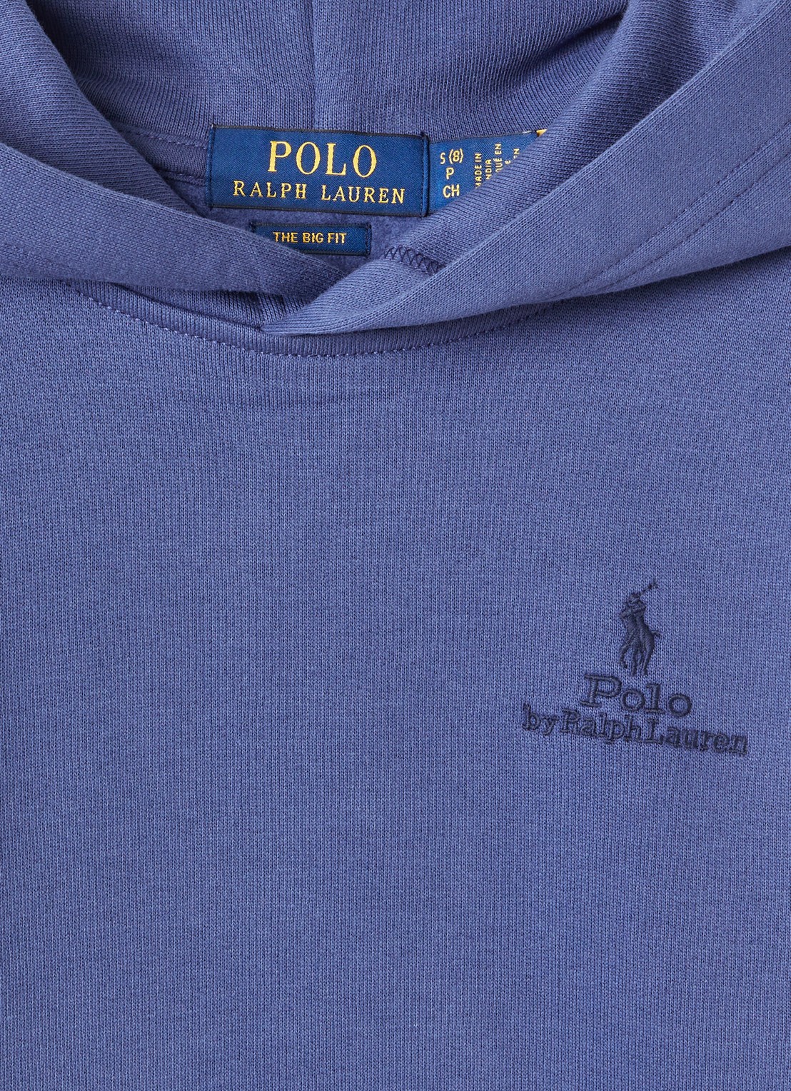 Ralph Lauren Hoodie met logoprint - detail 3 donkerblauw