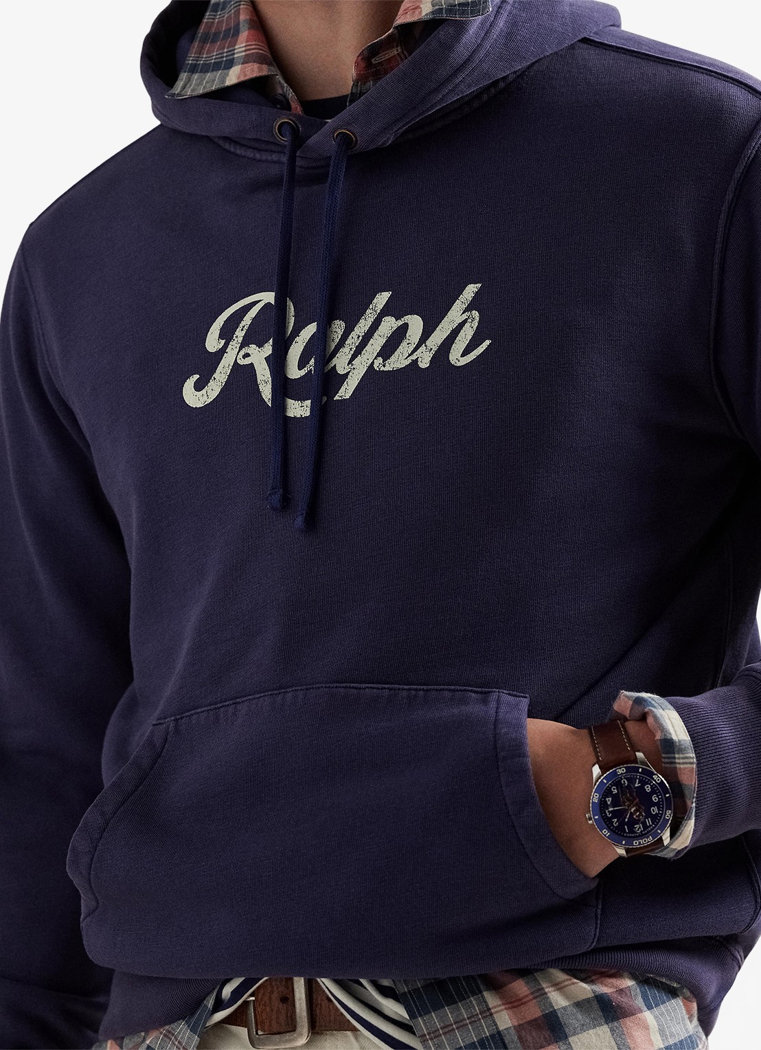 Ralph Lauren Hoodie met logoprint - detail 5 dark cobalt-2x28