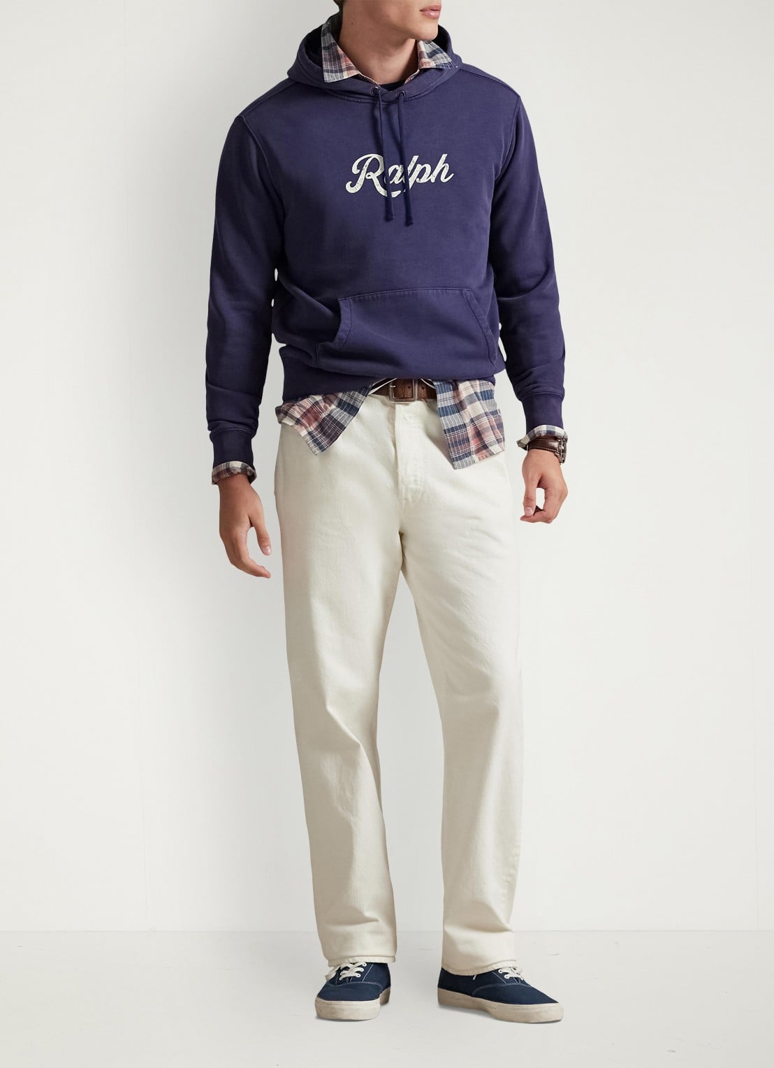 Ralph Lauren Hoodie met logoprint - voorkant 3 dark cobalt-2x28