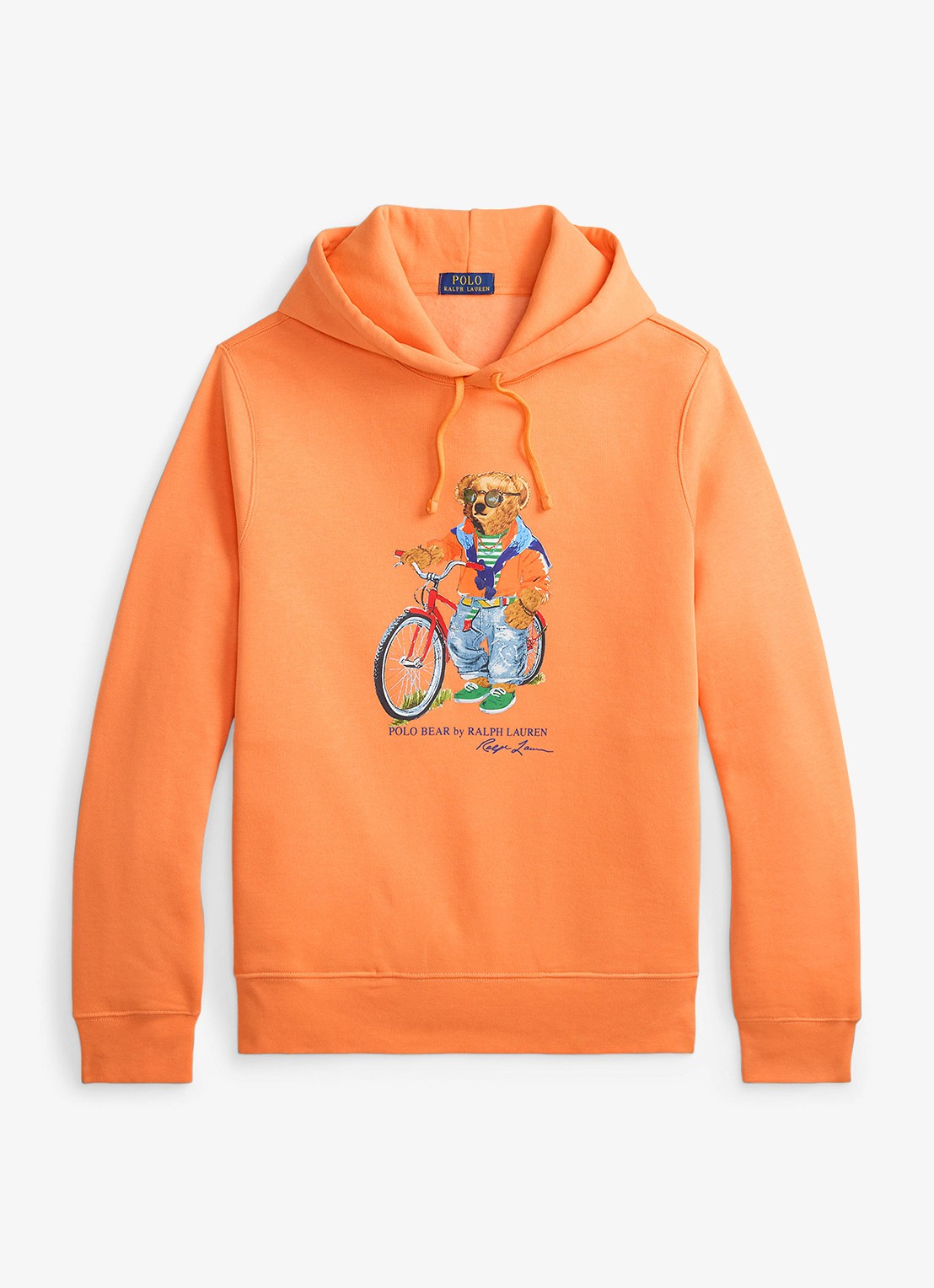 Ralph Lauren Hoodie met logoprint - voorkant 4 poppy / oranje