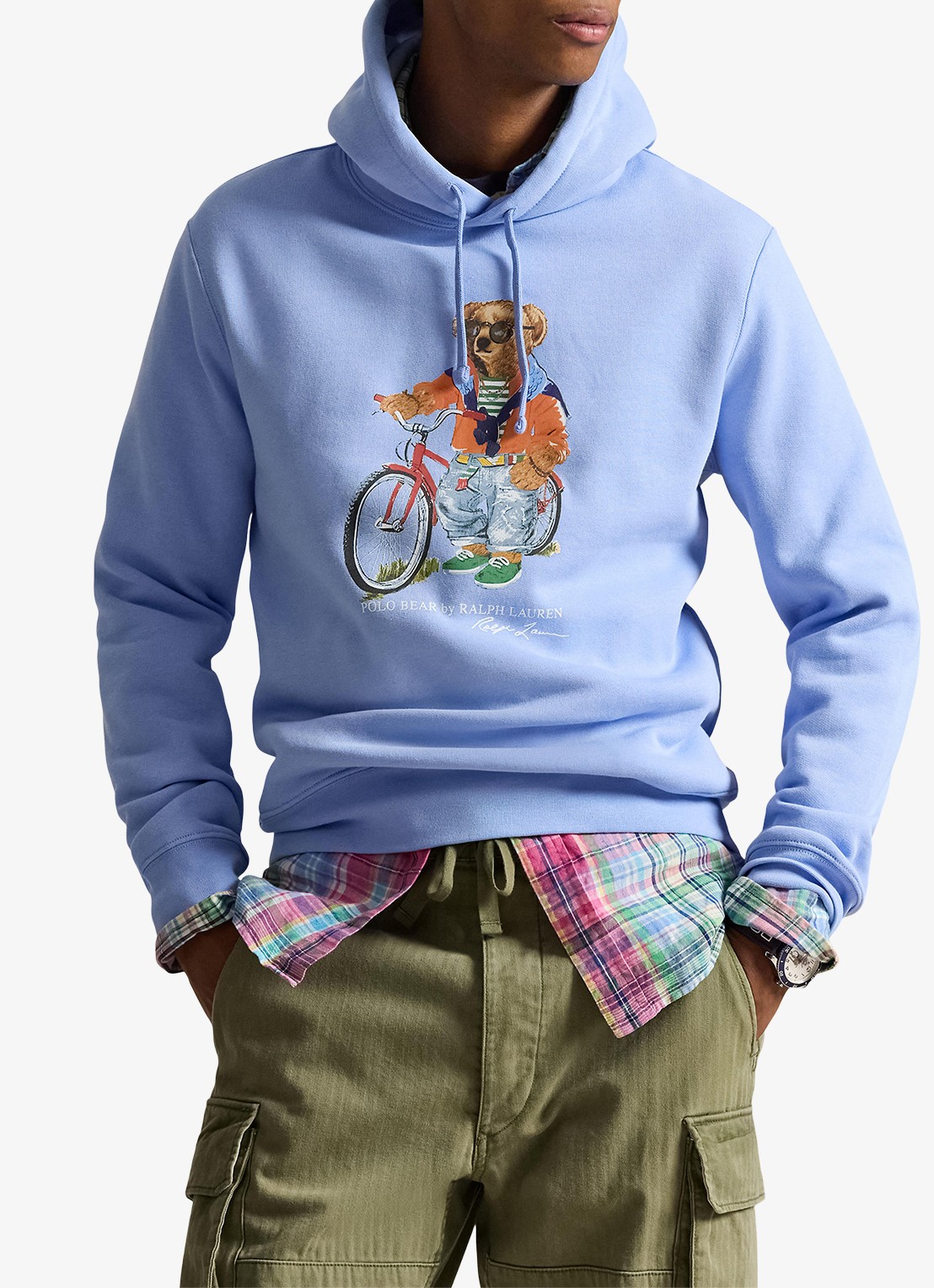 Ralph Lauren Hoodie met logoprint - detail 3 austin blue / blauw