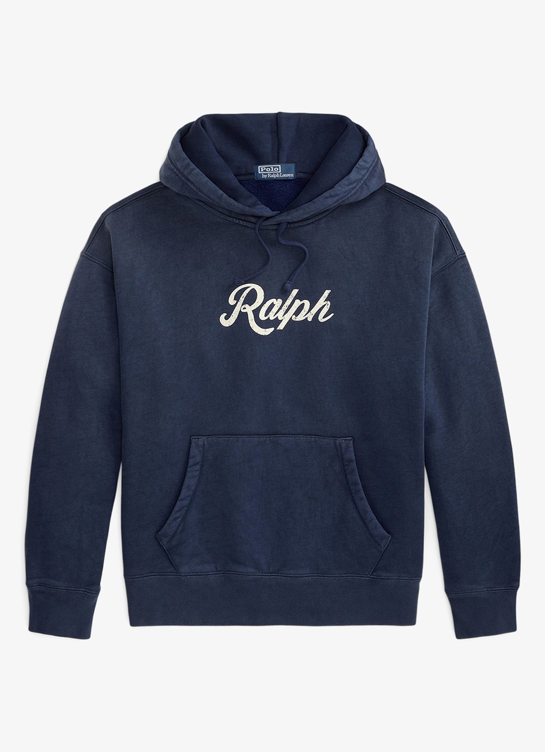 Ralph Lauren Hoodie met logoprint - voorkant 3 dark cobalt/ white / blauw