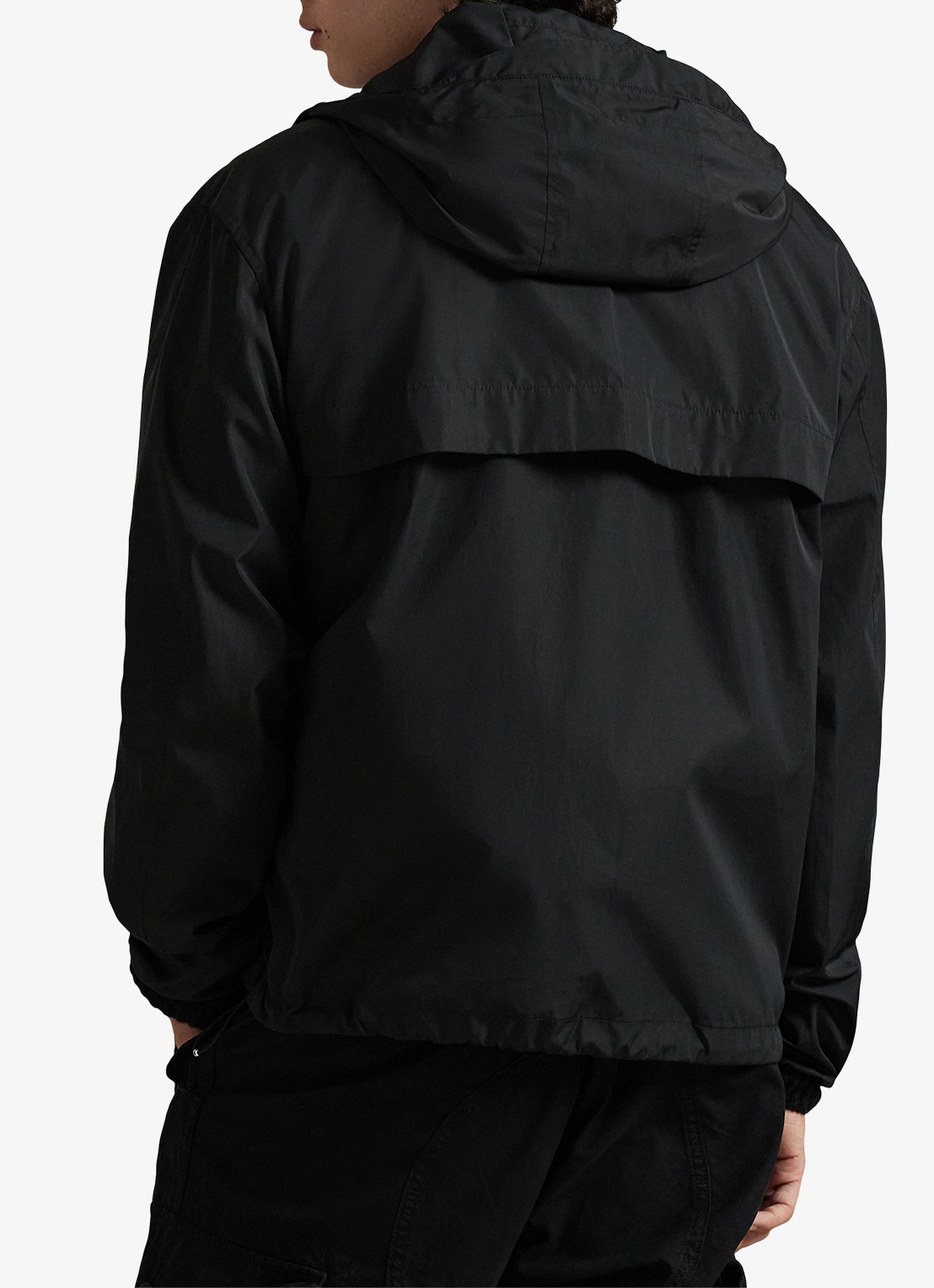 Ralph Lauren Jack met capuchon en steekzakken - achterkant polo black / zwart