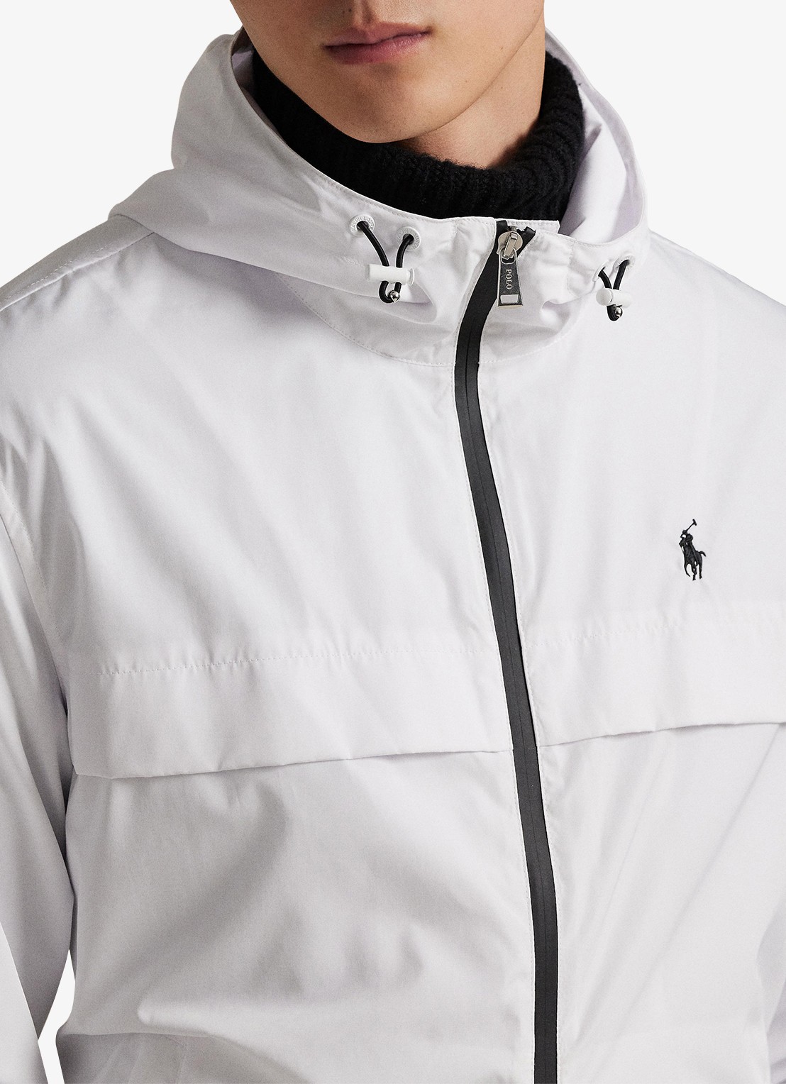 Ralph Lauren Jack met capuchon en steekzakken - detail 5 ceramic white / wit