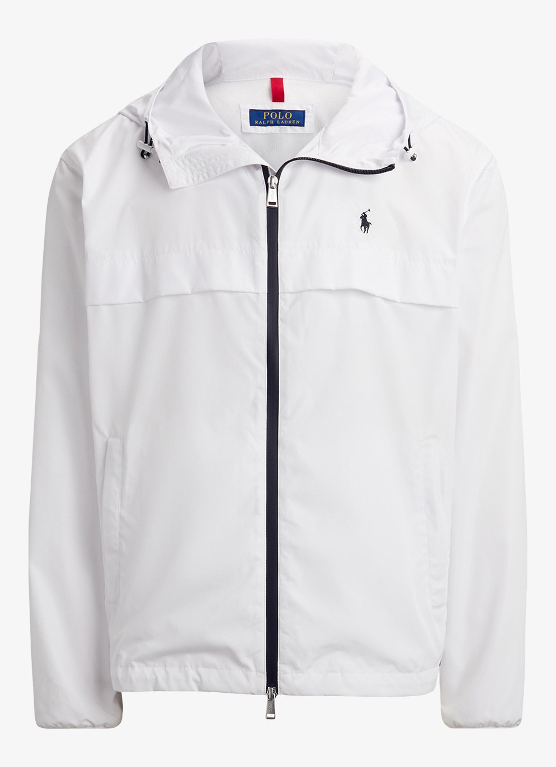 Ralph Lauren Jack met capuchon en steekzakken - voorkant 2 ceramic white / wit