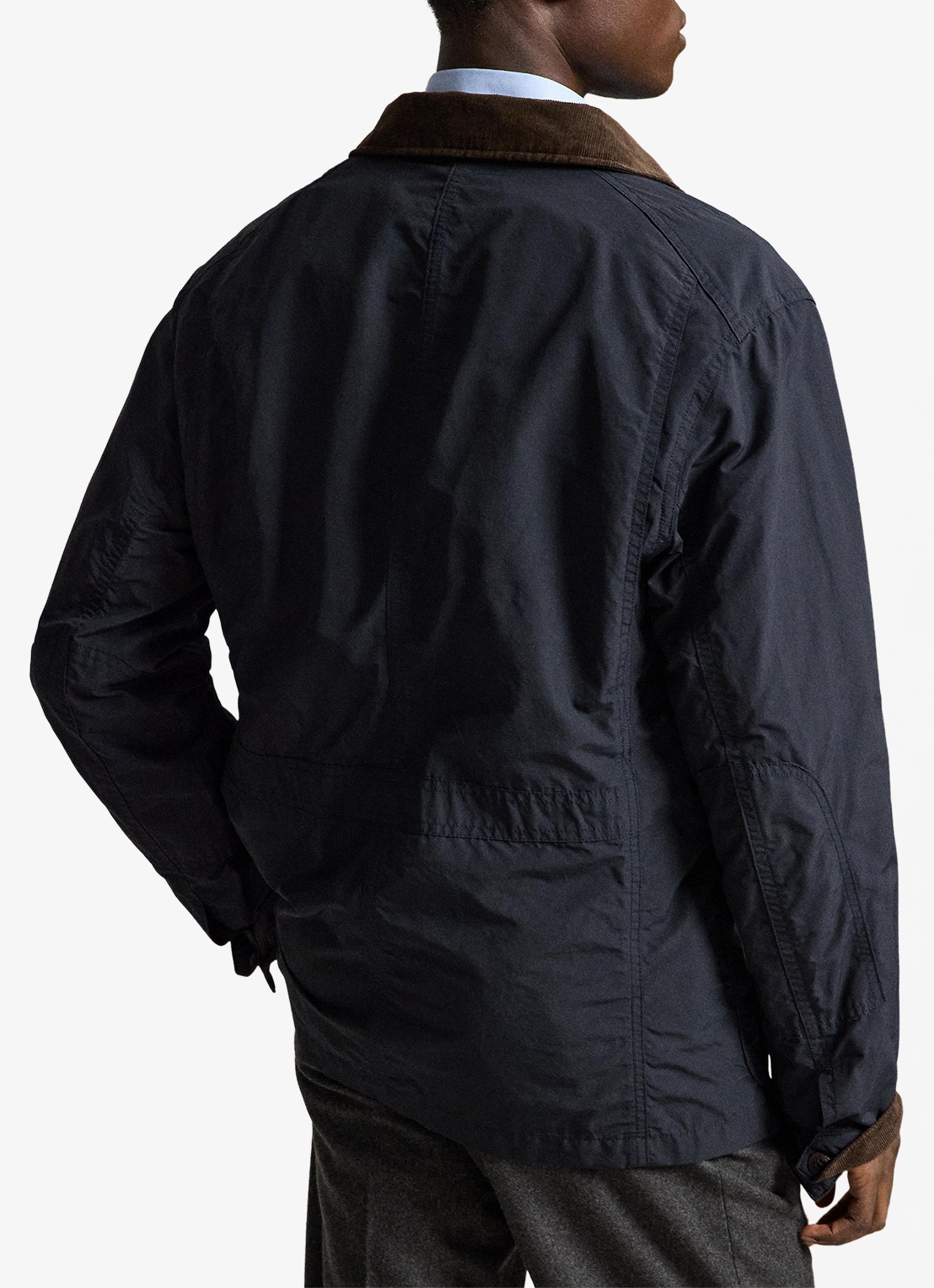 Ralph Lauren Jack met details van corduroy en opgestikte zakken - achterkant 5 collection navy / blauw