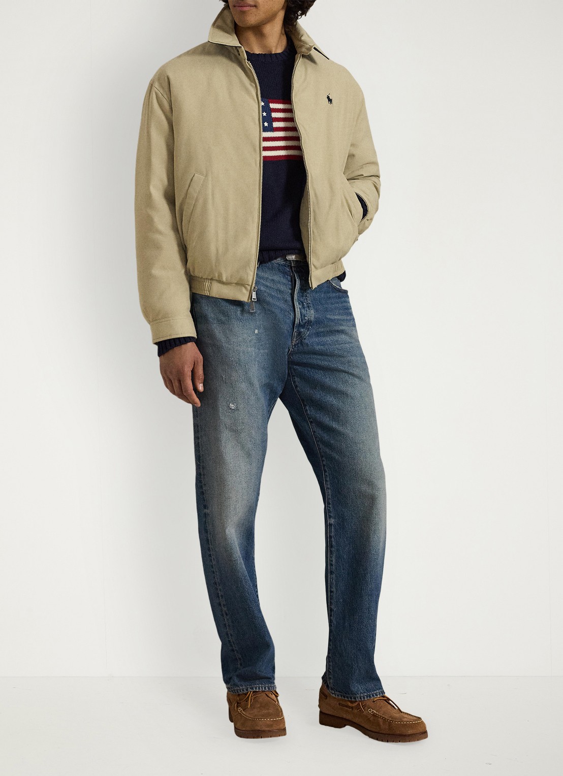 Ralph Lauren Jack met donsvulling en steekzakken - detail 3 khaki uniform / khaki
