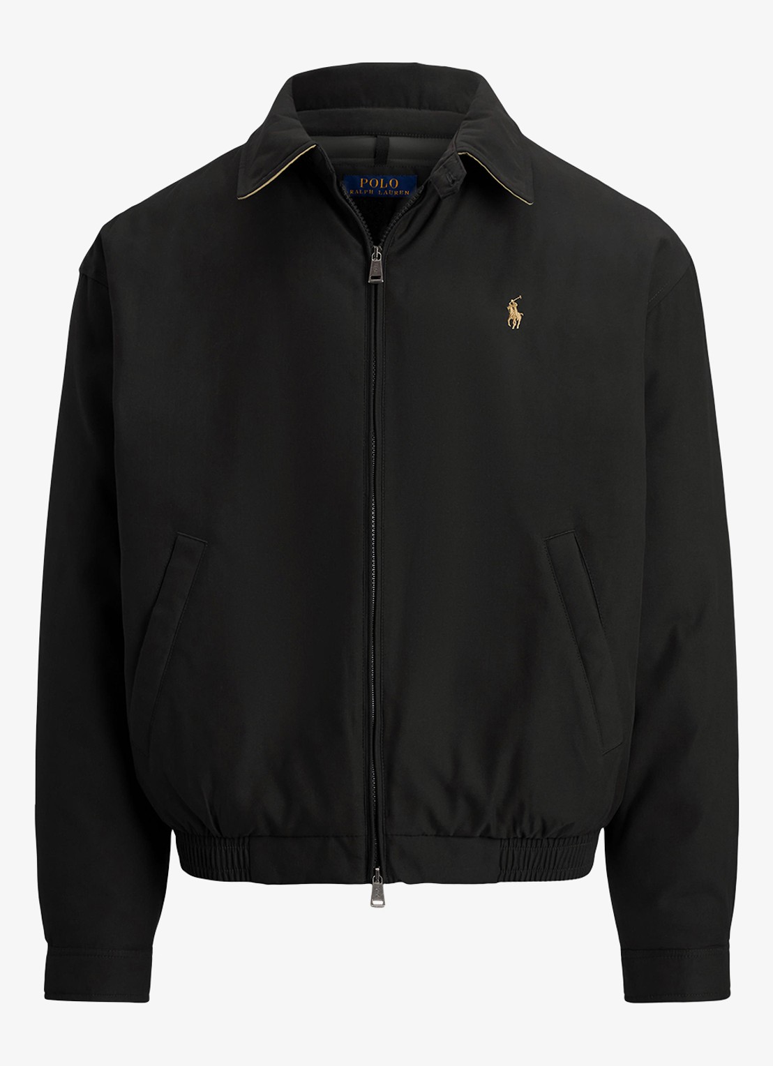 Ralph Lauren Jack met donsvulling en steekzakken - voorkant 4 rl black / zwart