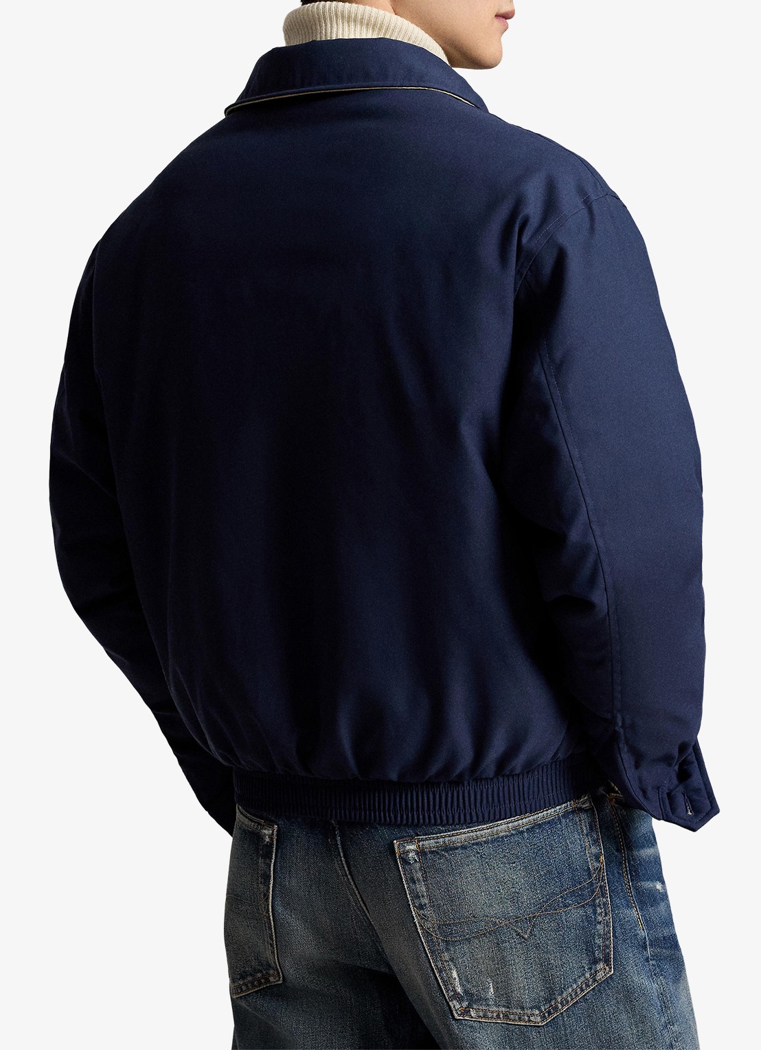 Ralph Lauren Jack met donsvulling en steekzakken - achterkant 5 refined navy / donkerblauw