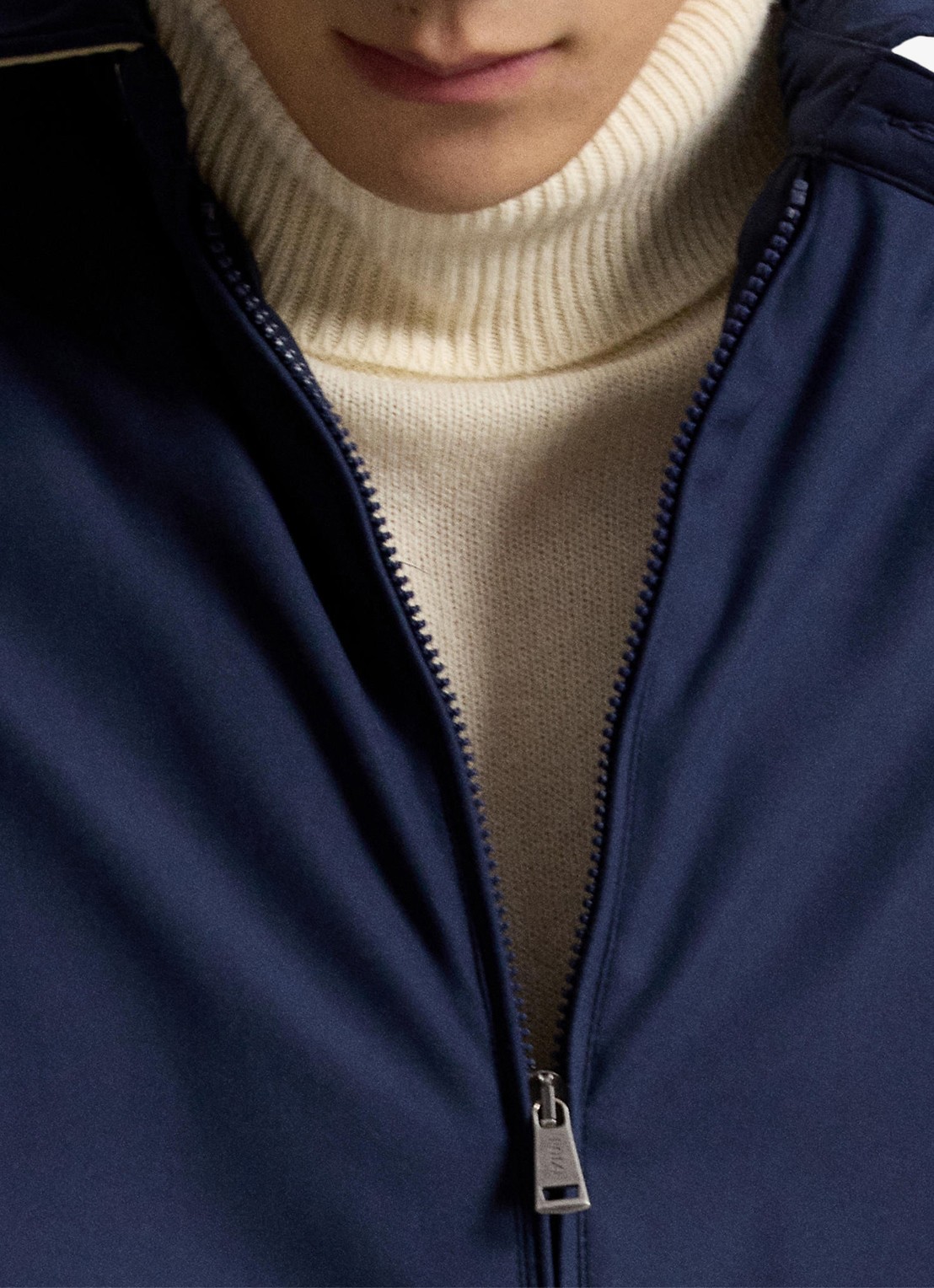 Ralph Lauren Jack met donsvulling en steekzakken - detail 2 refined navy / donkerblauw