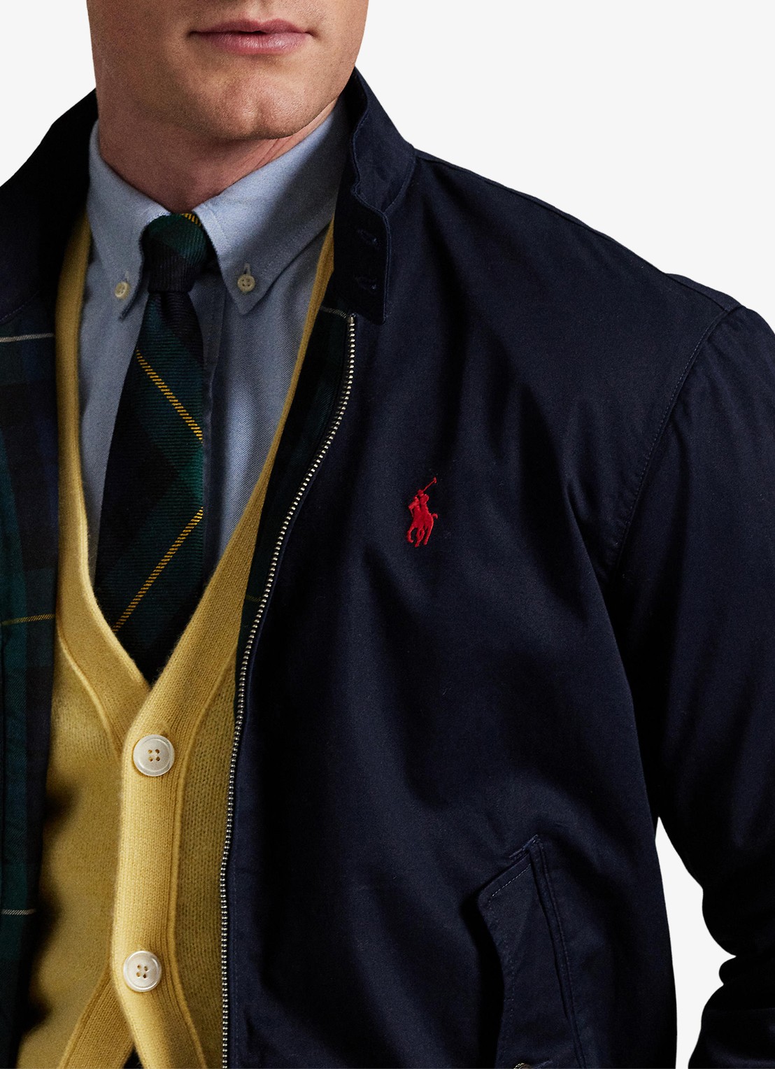Ralph Lauren Jack met klepzakken en logoborduring - detail 5 collection navy / donkerblauw