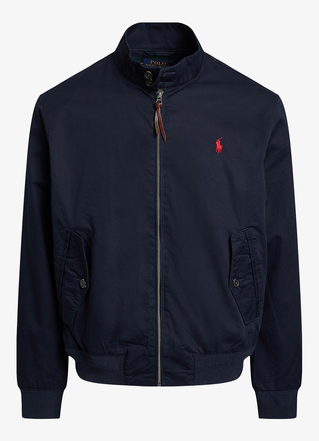 Ralph Lauren Jack met klepzakken en logoborduring - voorkant collection navy / donkerblauw