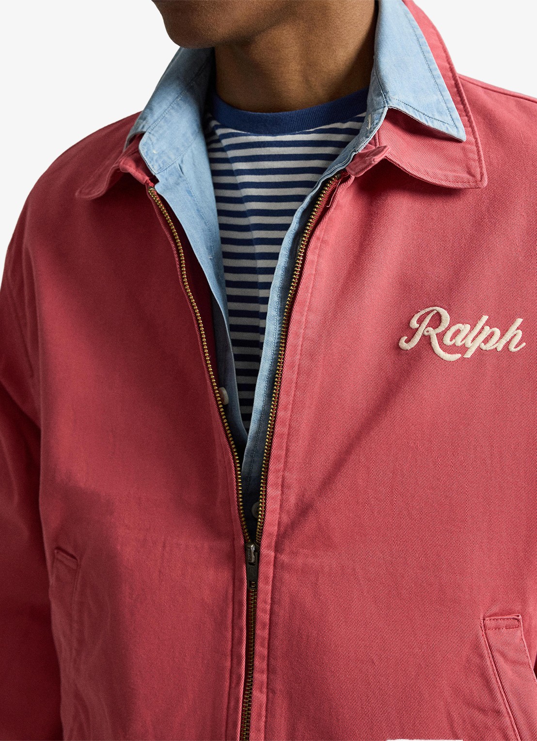 Ralph Lauren Jack met logoborduring - detail 2 nantucket red / rood
