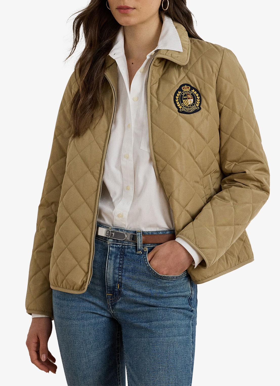 Ralph Lauren Jack met quilt patroon - detail 4 beige
