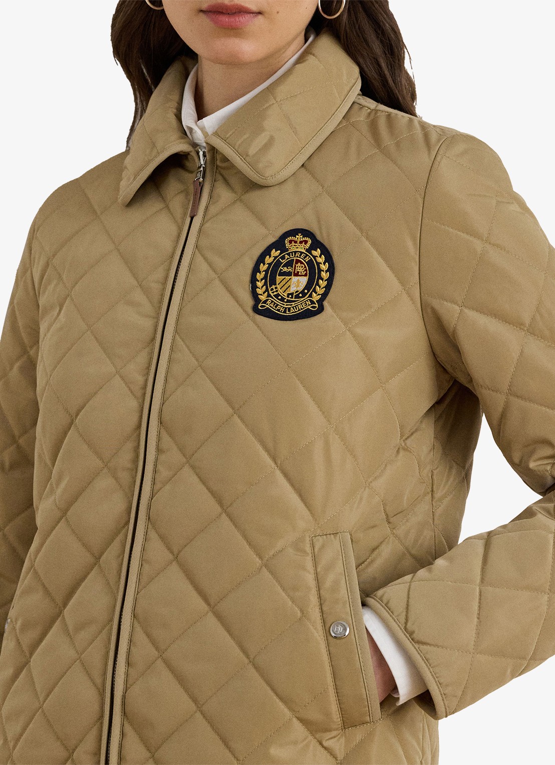 Ralph Lauren Jack met quilt patroon - detail 6 beige
