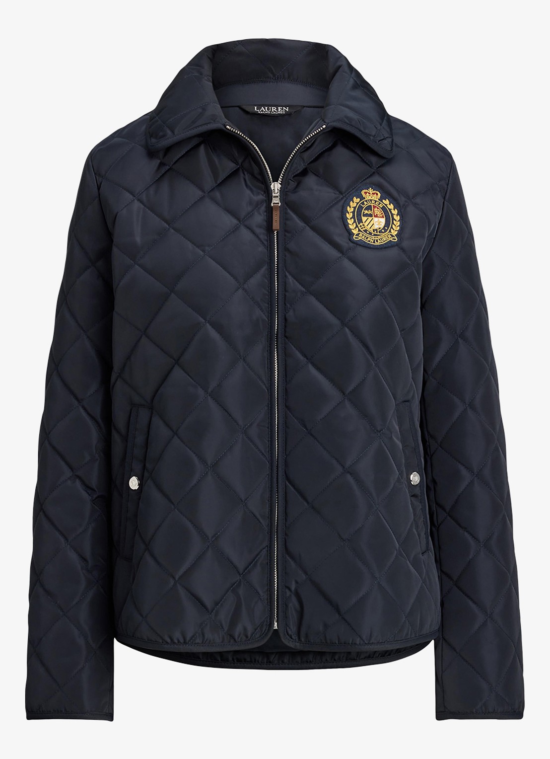 Ralph Lauren Jack met quilt patroon - voorkant 3 donkerblauw