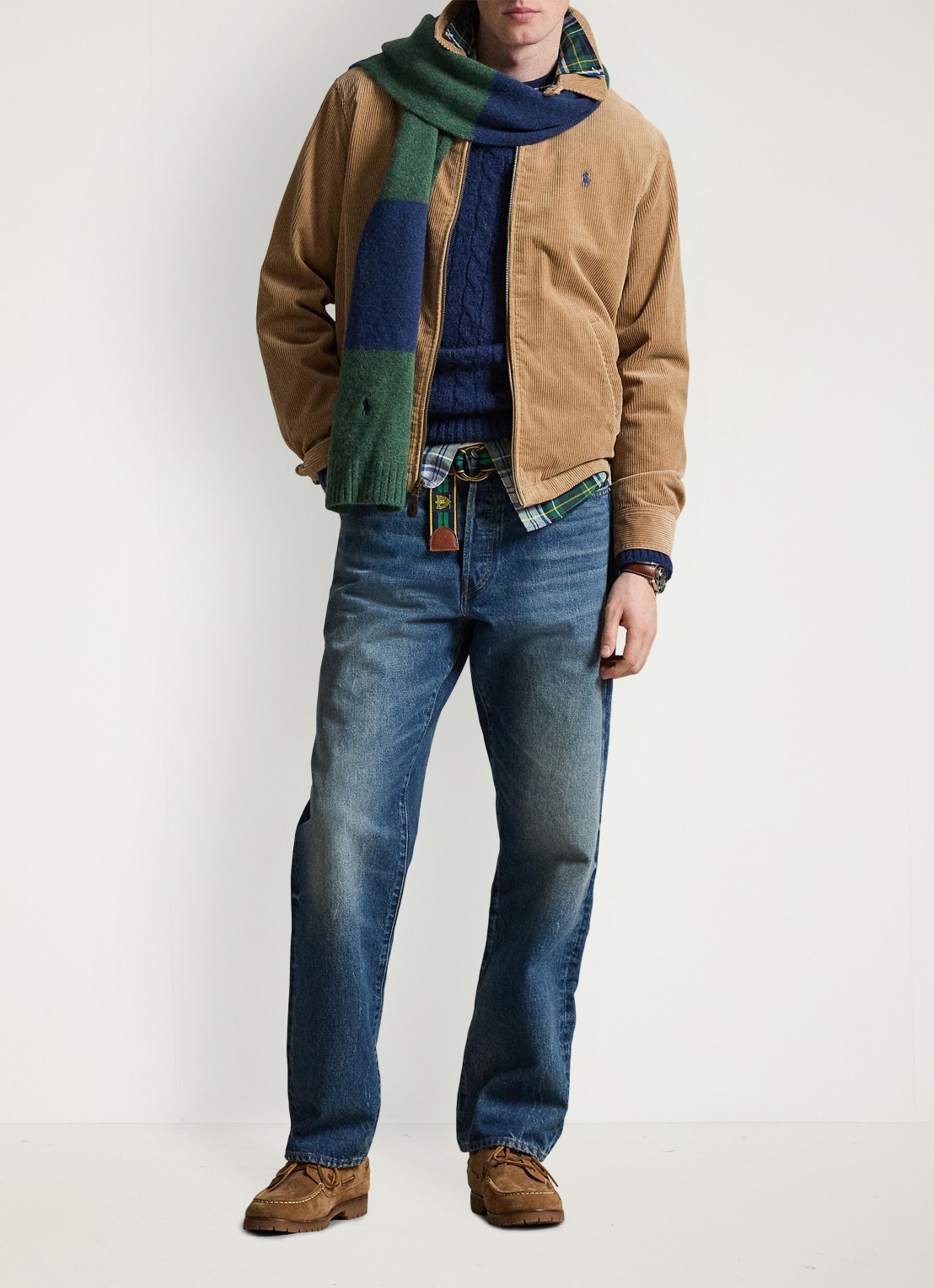 Ralph Lauren Jack van corduroy met logoborduring - detail 4 vintage khaki / khaki