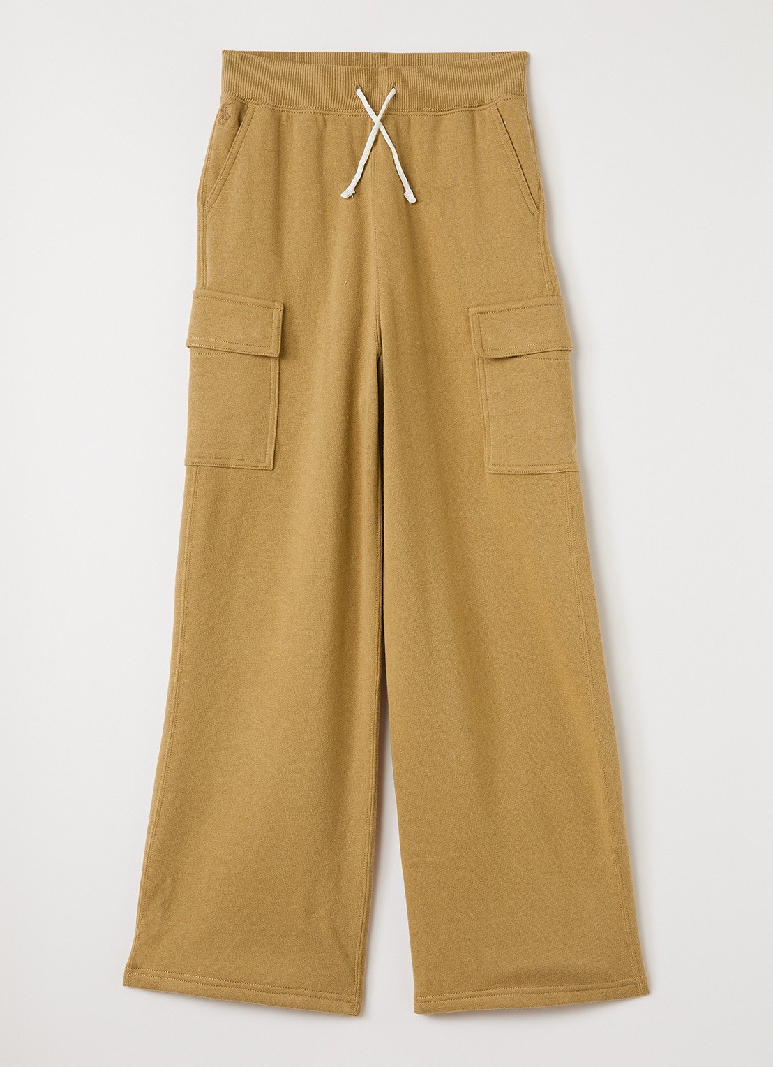 Ralph Lauren Joggingbroek met klepzakken - voorkant camel