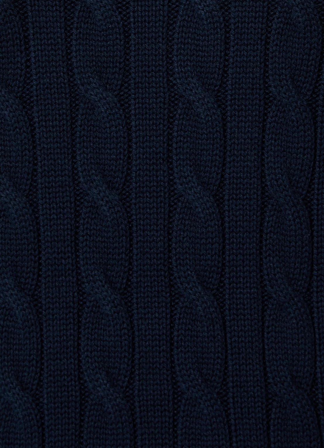 Ralph Lauren Kabelgebreide trui met logoborduring - detail 7 lauren navy / donkerblauw