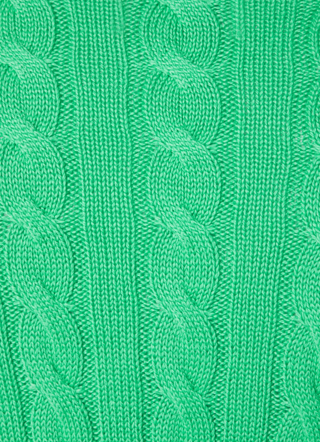 Ralph Lauren Kabelgebreide trui met logoborduring - detail 2 classic kelly-2yzd