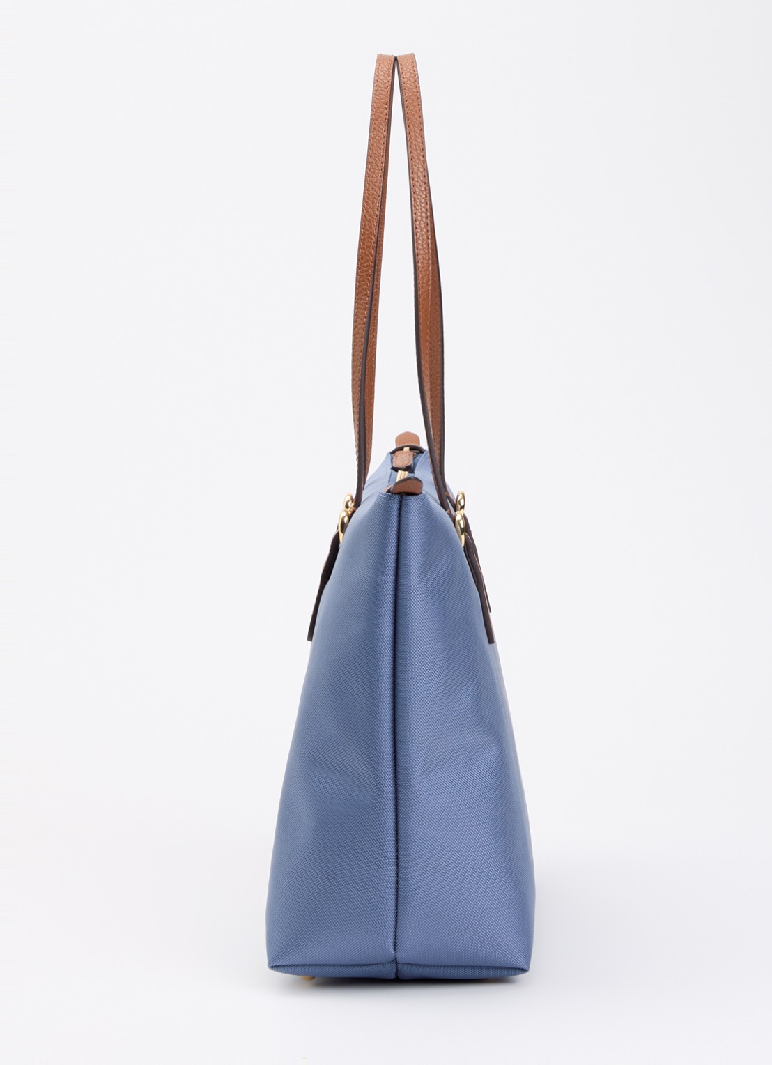 Ralph Lauren Keaton Medium schoudertas met logo - detail 2 staalblauw