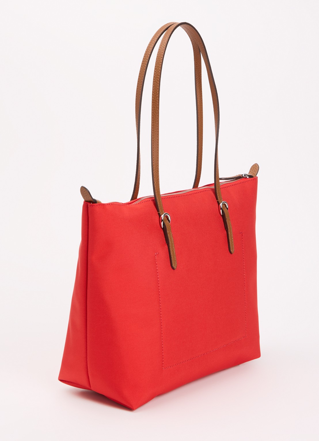 Ralph Lauren Keaton schoudertas met logo - achterkant rood