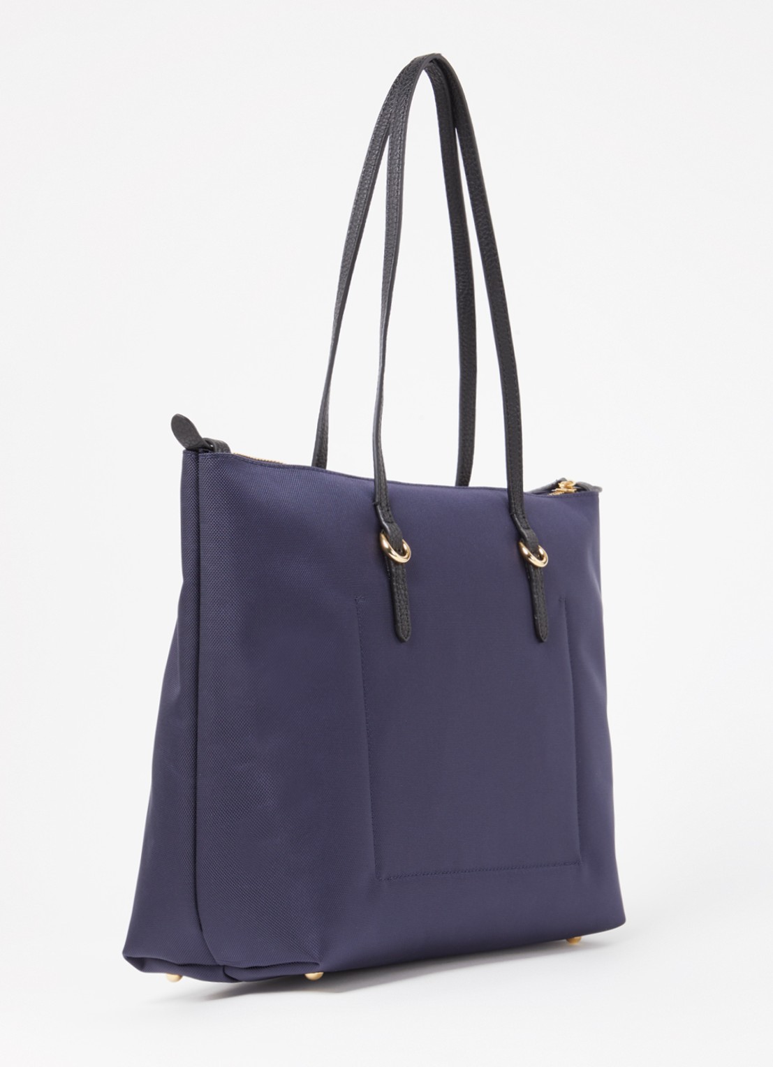 Ralph Lauren Keaton schoudertas met logo - achterkant 2 donkerblauw