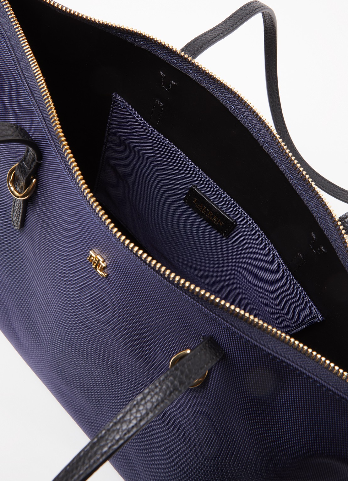 Ralph Lauren Keaton schoudertas met logo - detail 3 donkerblauw