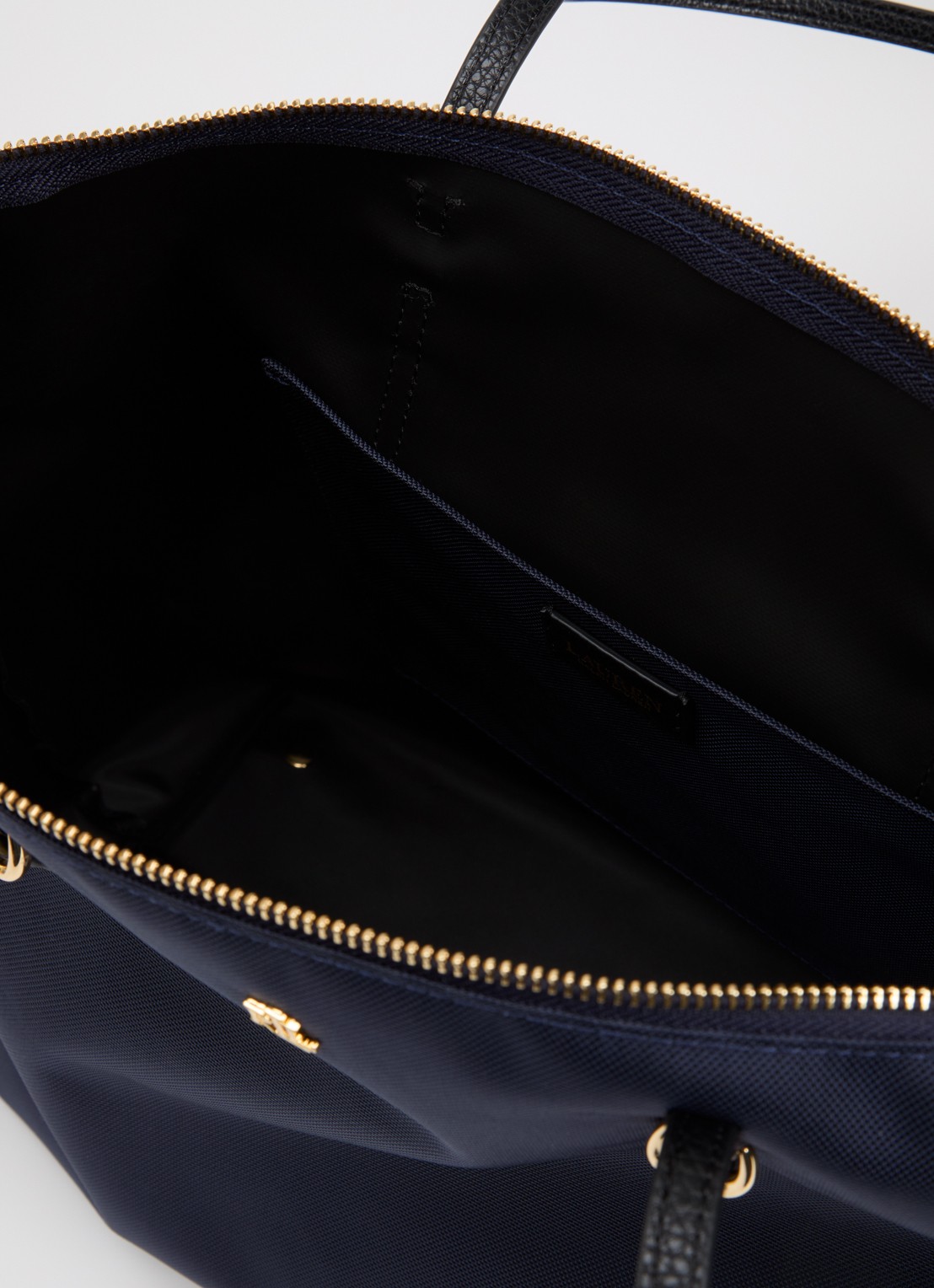 Ralph Lauren Keaton shopper met logo - detail 2 donkerblauw