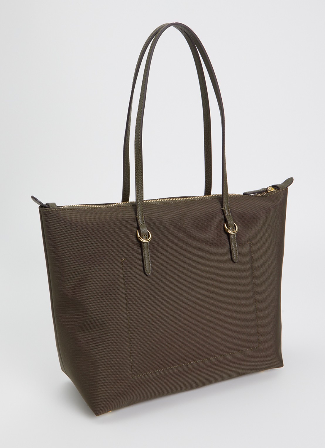 Ralph Lauren Keaton shopper met logo - achterkant 4 groen