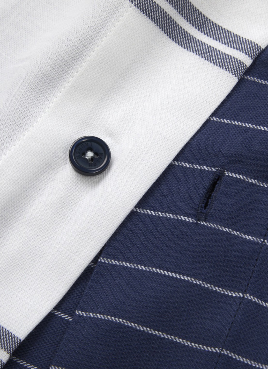 Ralph Lauren Kerrigan dekbedovertrek - exclusief kussenslopen - detail 4 donkerblauw