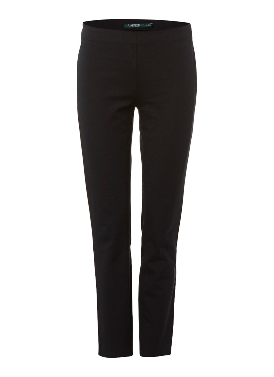 Ralph Lauren Keslina slim fit broek van stretch katoen - voorkant 5 black / zwart