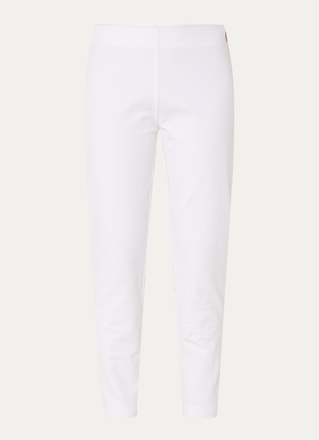 Ralph Lauren Keslina slim fit broek van stretch katoen - voorkant 2 white / wit