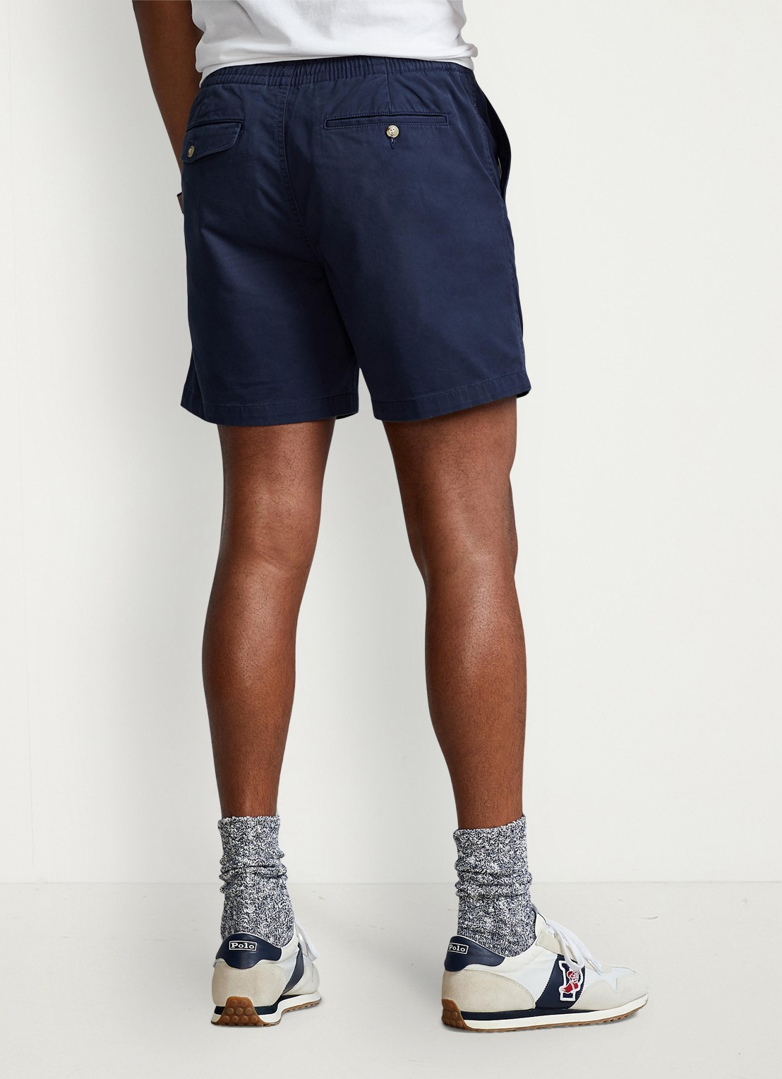 Ralph Lauren Korte broek van katoen met steekzakken  - achterkant nautical ink / blauw