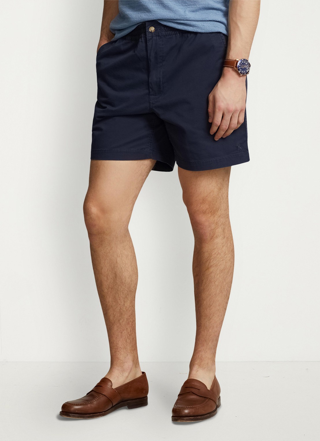 Ralph Lauren Korte broek van katoen met steekzakken  - detail 4 nautical ink / blauw