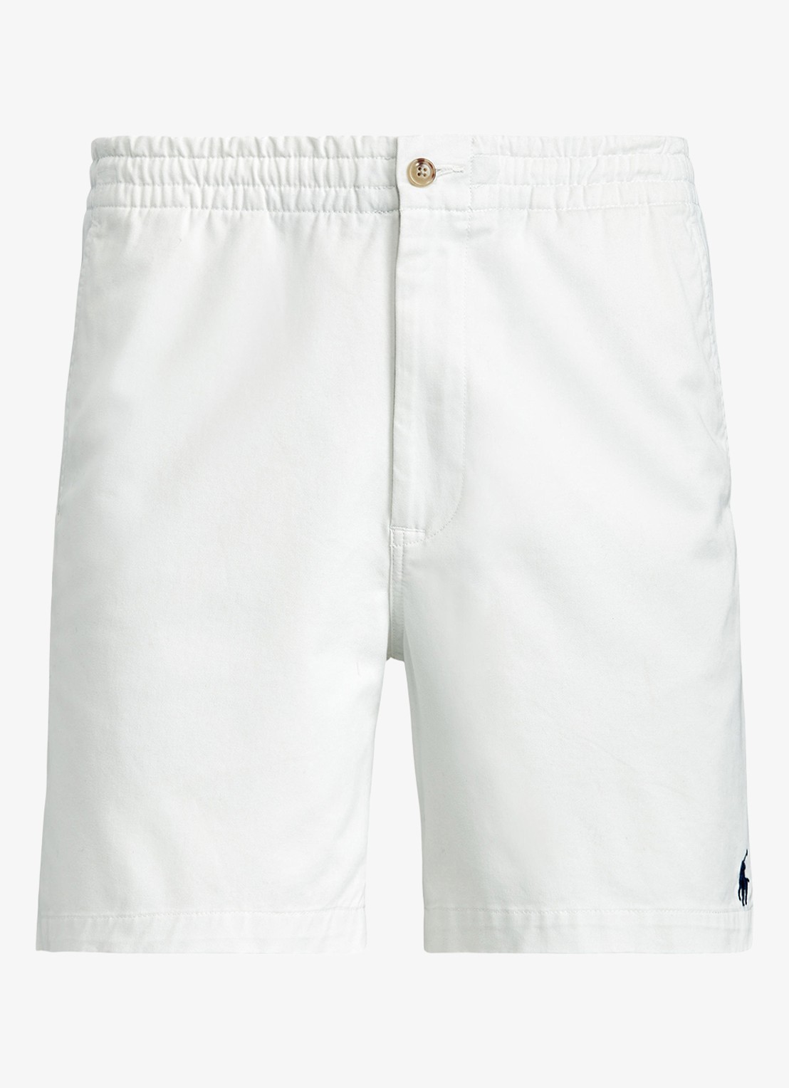 Ralph Lauren Korte broek van katoen met steekzakken  - voorkant 6 deckwash white / wit