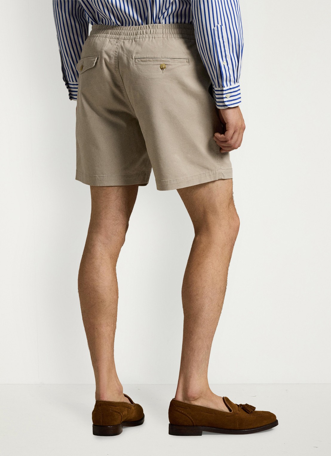 Ralph Lauren Korte broek van katoen met steekzakken  - achterkant 5 khaki tan / beige