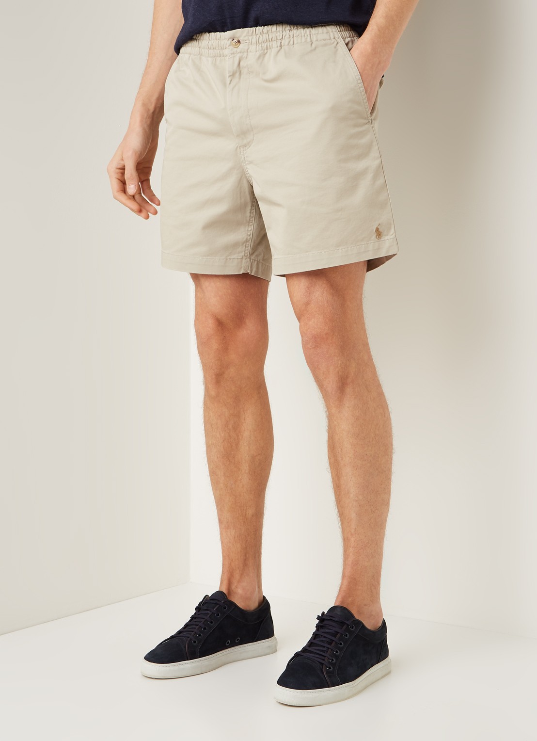 Ralph Lauren Korte broek van katoen met steekzakken  - detail 5 beige