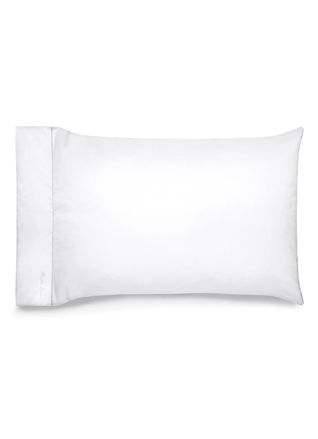 Ralph Lauren Kussensloop van katoensatijn 624TC in 2-pack - voorkant wit