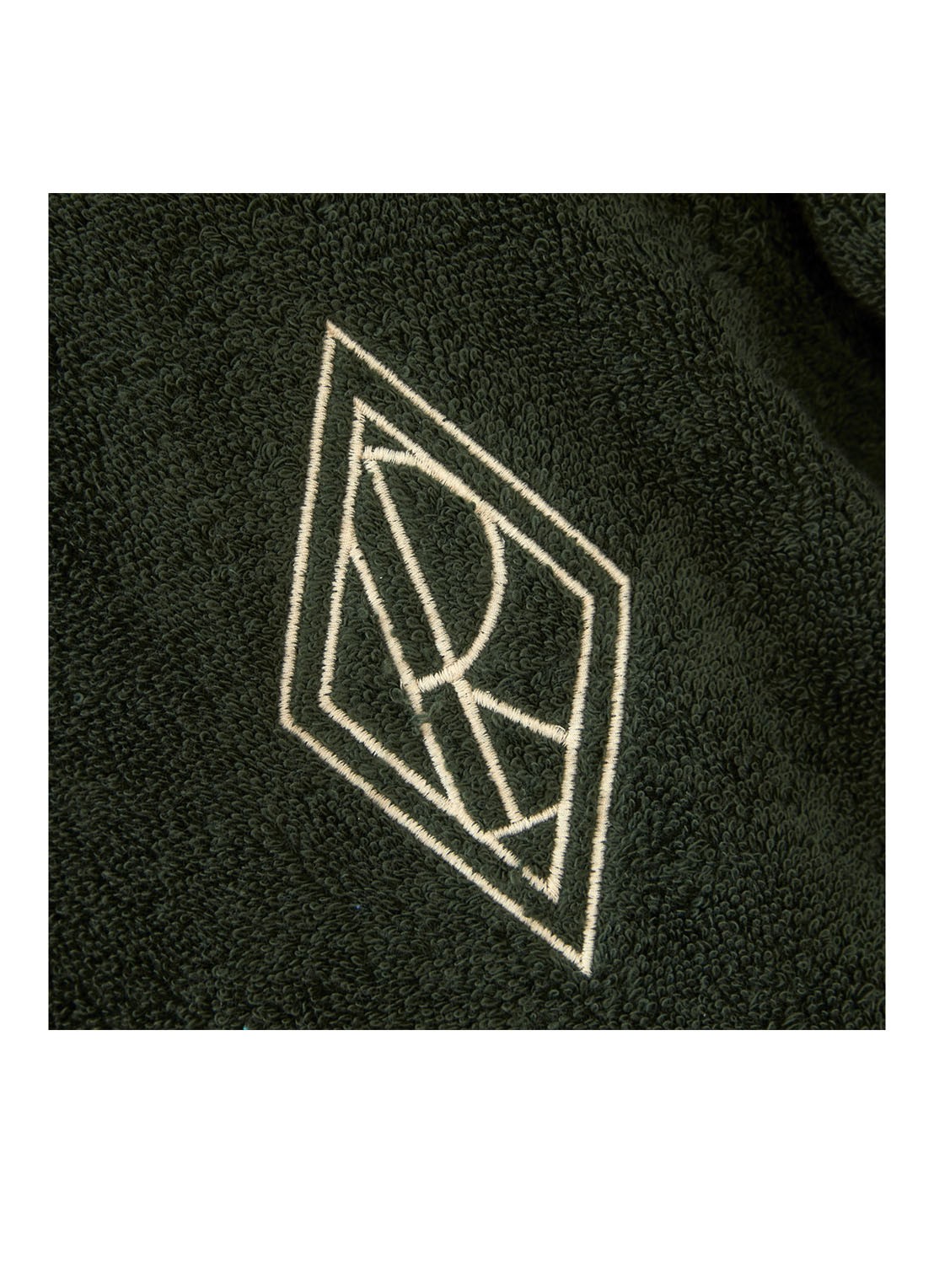 Ralph Lauren Langdon badjas van katoen - detail 3 groen