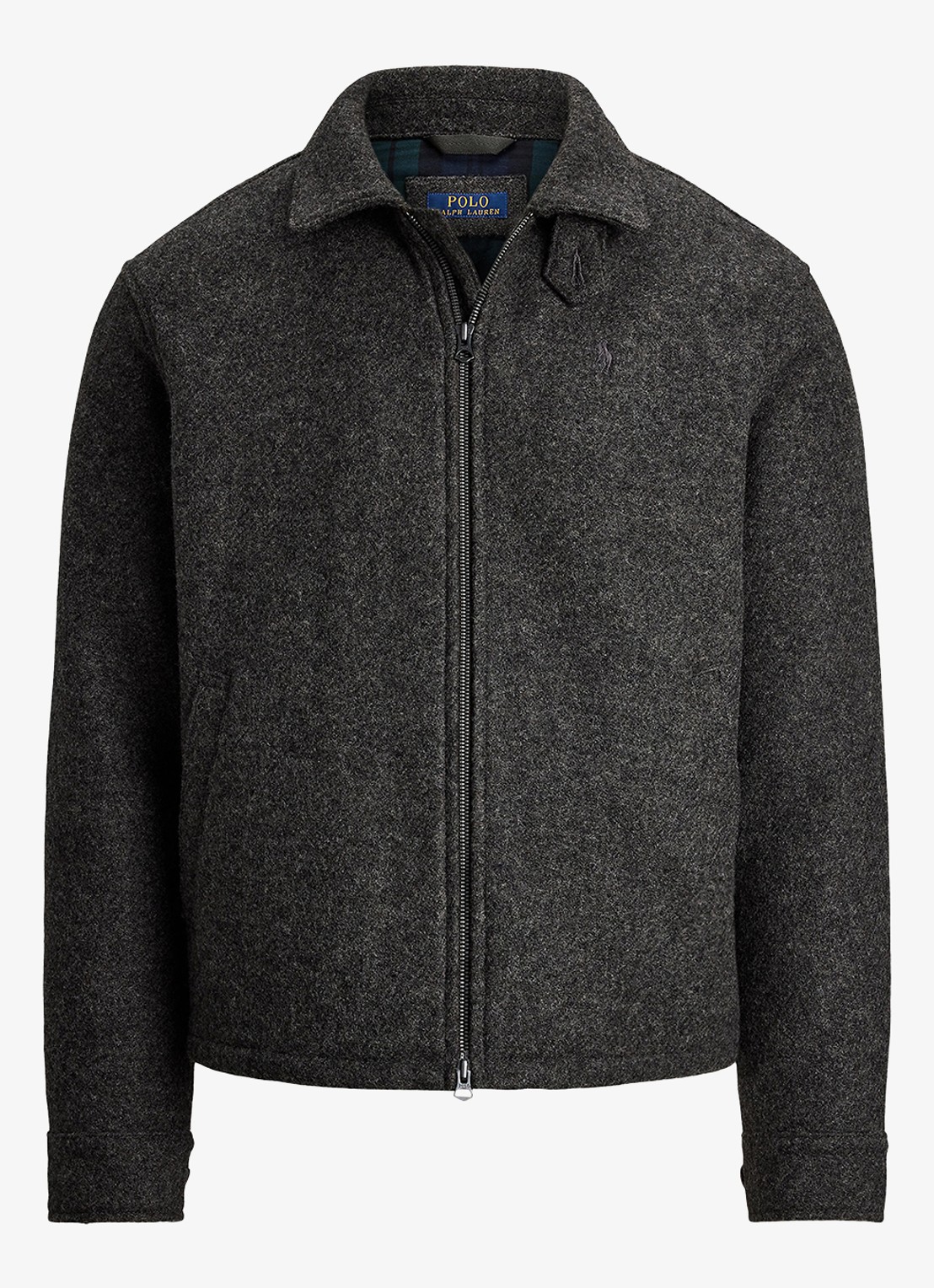 Ralph Lauren Langdon jack met steekzakken - voorkant 2 barclay heather / grijs