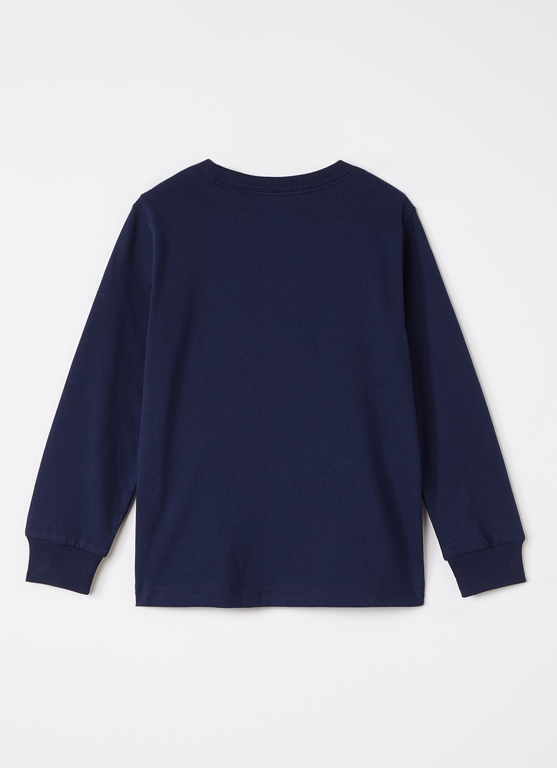 Ralph Lauren Longsleeve met logoborduring - voorkant 2 donkerblauw