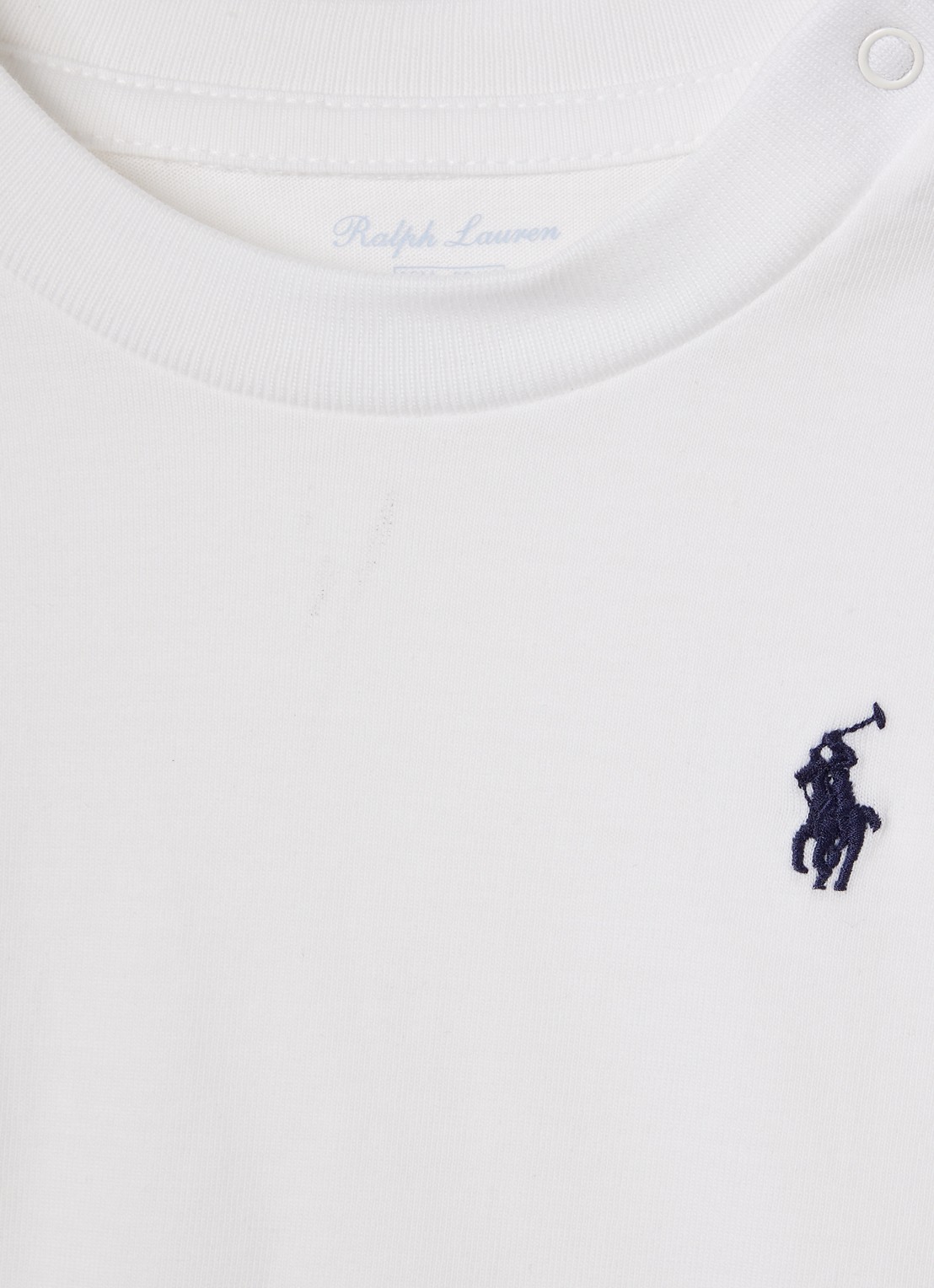 Ralph Lauren Longsleeve met logoborduring  - detail 3 wit