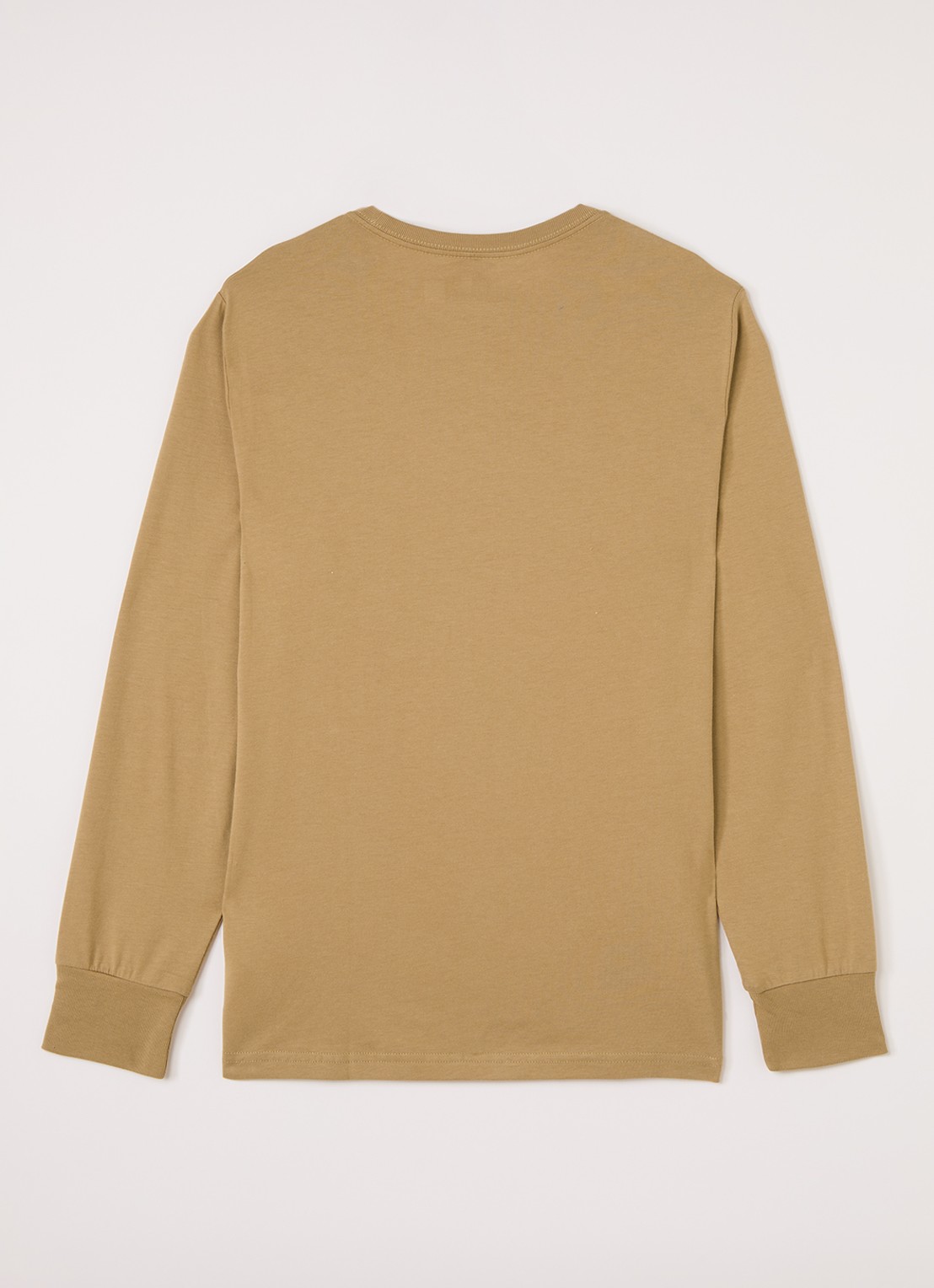 Ralph Lauren Longsleeve met logoprint - voorkant 2 camel