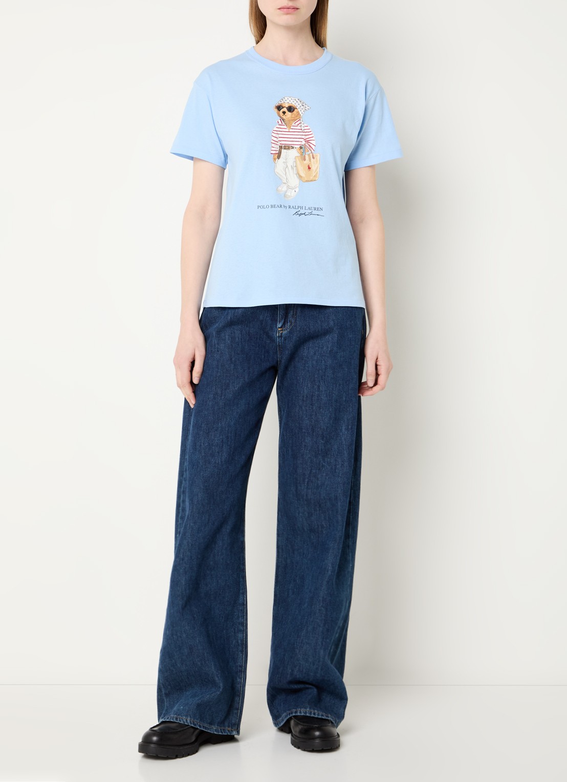 Ralph Lauren Longsleeve met print - voorkant 4 blauw