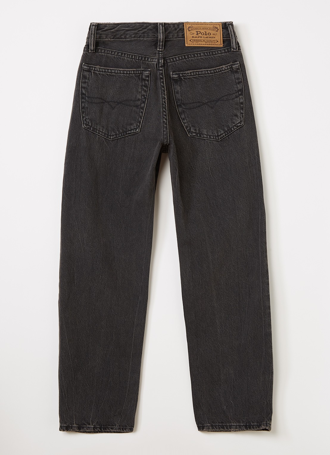 Ralph Lauren Loose fit jeans met gekleurde wassing - voorkant 3 zwart