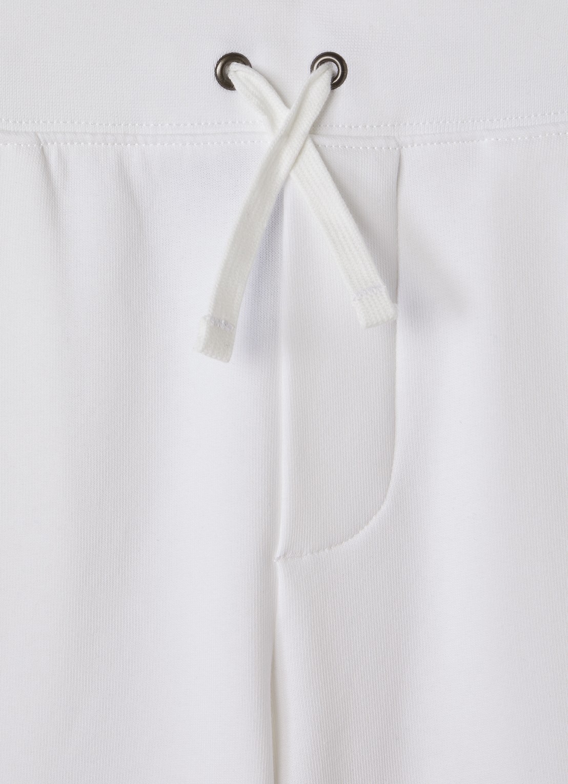 Ralph Lauren Loose fit korte joggingbroek met logo - detail 3 wit