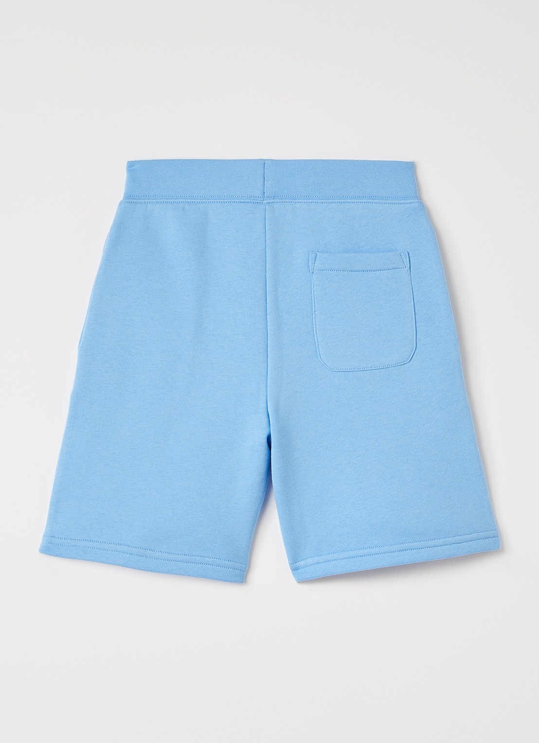Ralph Lauren Loose fit korte joggingbroek met logo - voorkant 2 blauw