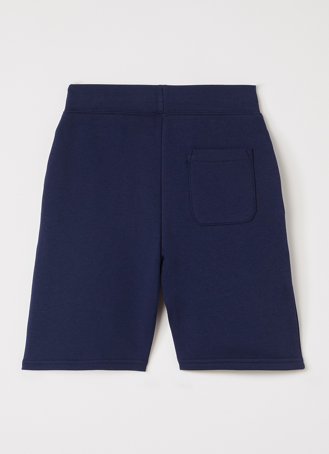 Ralph Lauren Loose fit korte joggingbroek met logo - voorkant 2 donkerblauw